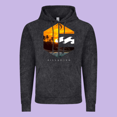 Billabong Vintage Hoodie Designed By Snappyart