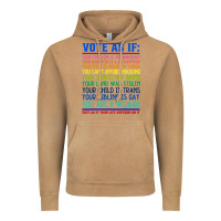 Vintage Camel Vote As If Your Life Depends On It Human Rights Vintage Hoodie - SnappyArt