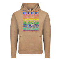 Vintage Coffee Vote As If Your Life Depends On It Human Rights Vintage Hoodie - SnappyArt
