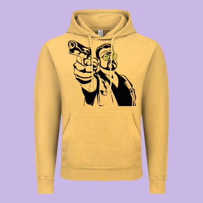 Big Lebowski Vintage Hoodie Designed By Snappyart