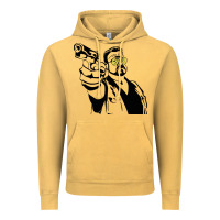 Vintage Mustard big lebowski Vintage Hoodie - SnappyArt