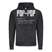 Vintage Black Pop Pop Gifts Grandpa Fathers Day Pop-Pop Vintage Hoodie - SnappyArt