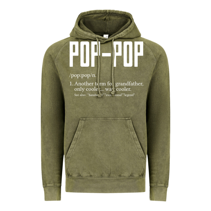Pop Pop Gifts Grandpa Fathers Day Pop-pop Vintage Hoodie by SnappyArt | Teevron