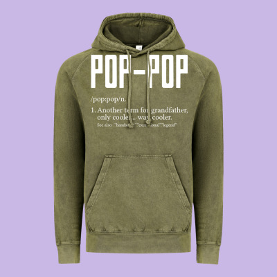 Pop Pop Gifts Grandpa Fathers Day Pop-pop Vintage Hoodie Designed By Snappyart