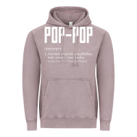 Vintage Zinc Pop Pop Gifts Grandpa Fathers Day Pop-Pop Vintage Hoodie - SnappyArt