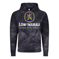 Cloud Black lowenbrau Vintage Hoodie - SnappyArt