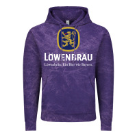 Cloud Purple lowenbrau Vintage Hoodie - SnappyArt