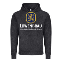 Vintage Black lowenbrau Vintage Hoodie - SnappyArt
