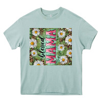 Arona Blessed mama with daisy and leopard Heavy Core Tee - RanaPortraitStore