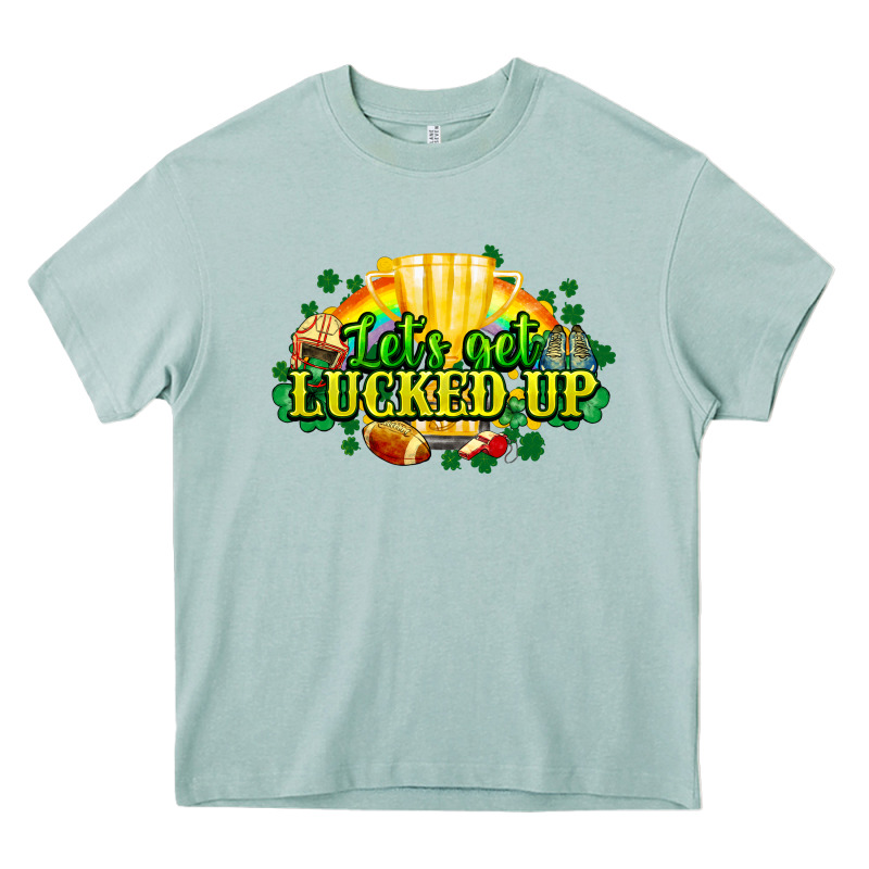 St. Patrick's Day American Football Heavy Core Tee by HowdyJamesFarm | Teevron