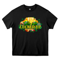 Black St. Patrick's Day American Football Heavy Core Tee - HowdyJamesFarm