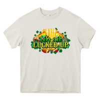 Cream St. Patrick's Day American Football Heavy Core Tee - HowdyJamesFarm