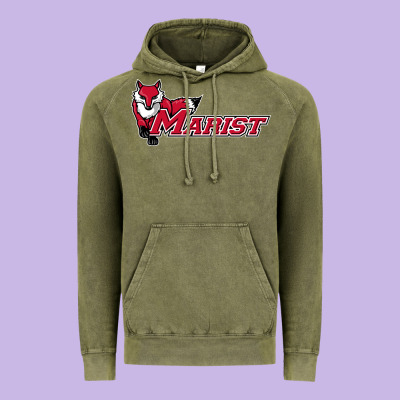 Cool,marist,red,foxes Vintage Hoodie Designed By Snappyart