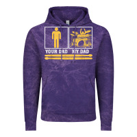 Cloud Purple mens my dad is a drummer your dad not drum player father's day t shirt Vintage Hoodie - SnappyArt