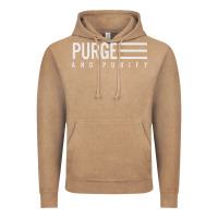 Vintage Coffee Purge And Purify Graphic Vintage Hoodie - SnappyArt