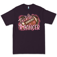 Plum Tackle cancer Football Premium Tee - FaDigitalArtStudio