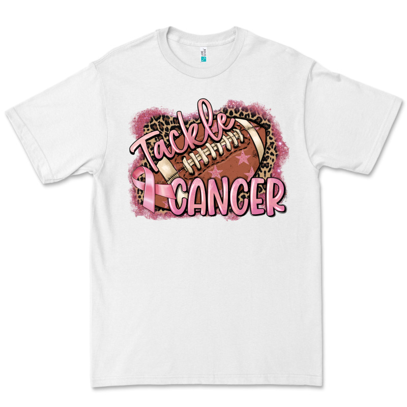 Tackle Cancer Football Premium Tee by FaDigitalArtStudio | Teevron