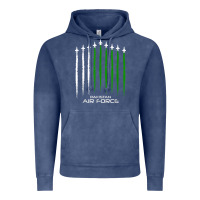 Vintage Denim pakistan air force shirt   pakistani flag men women kids t shirt Vintage Hoodie - SnappyArt