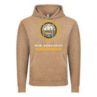 Vintage Coffee new hampshire state flag new Vintage Hoodie - SnappyArt