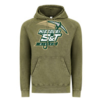 Vintage Olive Missouri S&T Miners Vintage Hoodie - SnappyArt
