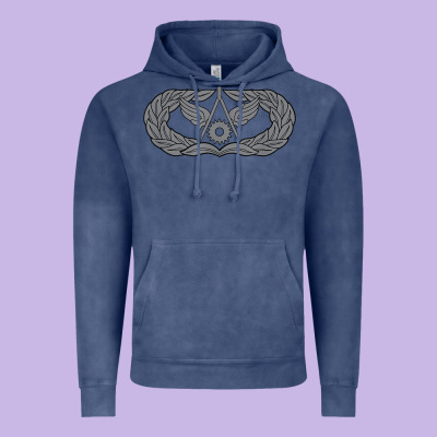 Air Force Civil Engineer Badge Vintage Hoodie Designed By Snappyart
