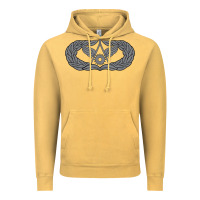 Vintage Mustard Air Force Civil Engineer Badge Vintage Hoodie - SnappyArt