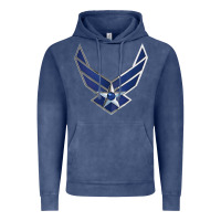 Vintage Denim US Air Force USAF Vintage Hoodie - SnappyArt