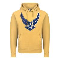Vintage Mustard US Air Force USAF Vintage Hoodie - SnappyArt