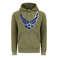 Vintage Olive US Air Force USAF Vintage Hoodie - SnappyArt