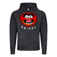 Vintage Black Muppets Animal Vintage Hoodie - SnappyArt