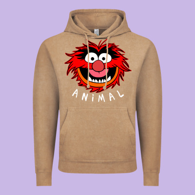Muppets Animal Vintage Hoodie Designed By Snappyart