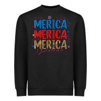 Black merica merica merica vibes Heavyweight Sweatshirt - RanaPortraitStore