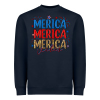 Navy merica merica merica vibes Heavyweight Sweatshirt - RanaPortraitStore
