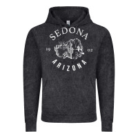 Vintage Black womens sedona arizona t shirt sedona az vintage arizona vacation v nec Vintage Hoodie - SnappyArt