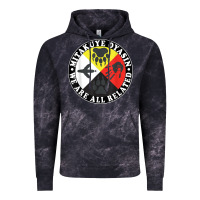 Cloud Black native american medicine wheel, mitakuye oyasin t shirt Vintage Hoodie - SnappyArt