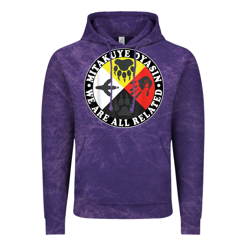 Native American Medicine Wheel, Mitakuye Oyasin T Shirt Vintage Hoodie by SnappyArt | Teevron