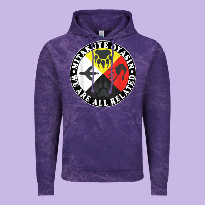 Native American Medicine Wheel, Mitakuye Oyasin T Shirt Vintage Hoodie Designed By Snappyart