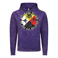 Cloud Purple native american medicine wheel, mitakuye oyasin t shirt Vintage Hoodie - SnappyArt