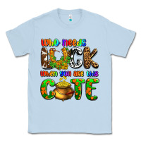 Dusty Blue Who needs luck when you are this cute Classic Tee - OliviaCreatesArt