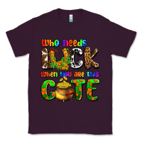 Plum Who needs luck when you are this cute Classic Tee - OliviaCreatesArt