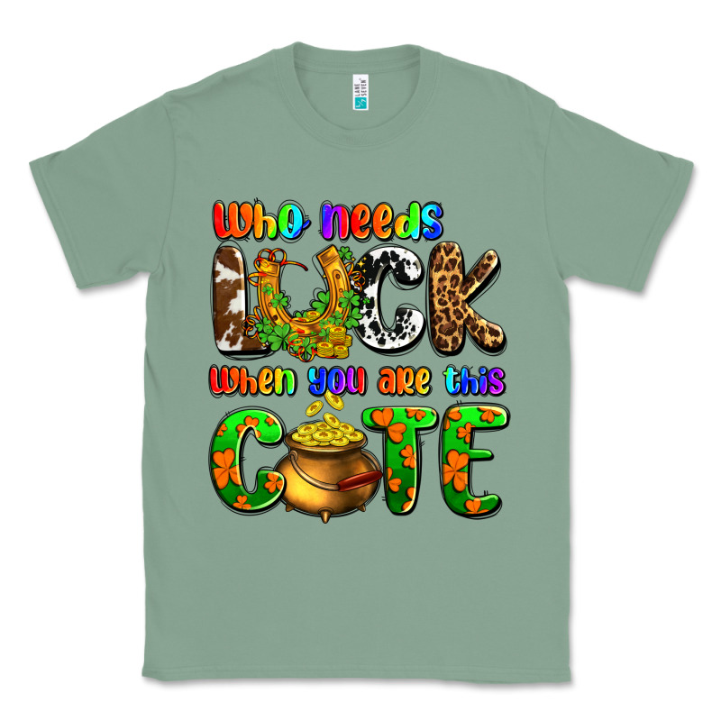 Who Needs Luck When You Are This Cute Classic Tee by OliviaCreatesArt | Teevron