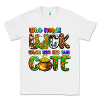White Who needs luck when you are this cute Classic Tee - OliviaCreatesArt