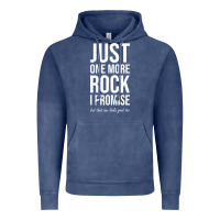Vintage Denim Rockhounds gear gift Just one more rock funny rockhounding Vintage Hoodie - SnappyArt
