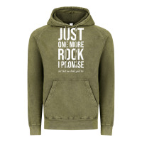 Rockhounds Gear Gift Just One More Rock Funny Rockhounding Vintage Hoodie | Teevron