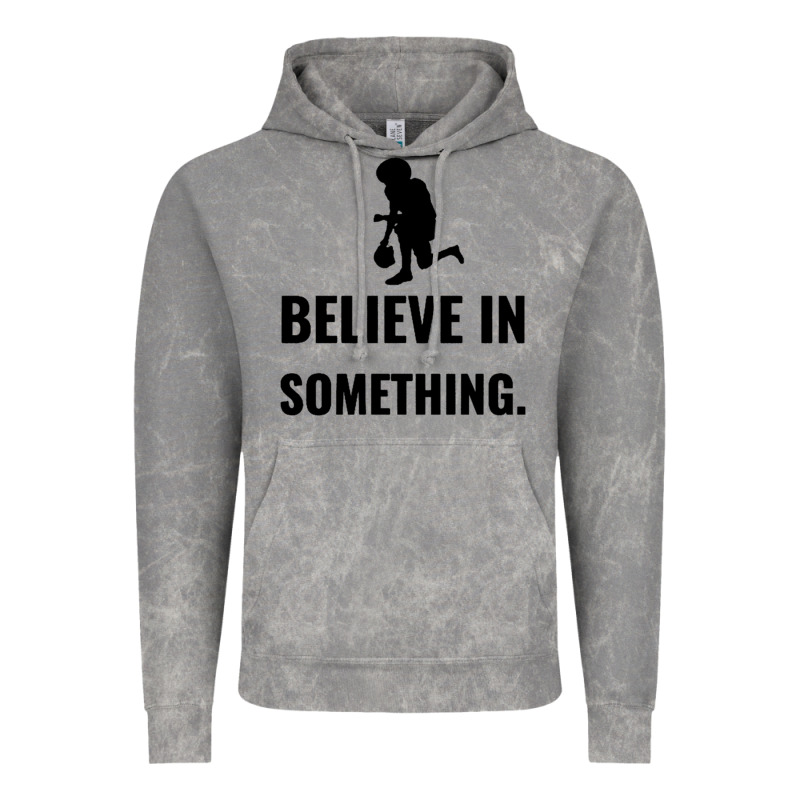 Colin Kaepernick Believe In Something Vintage Hoodie by SnappyArt | Teevron