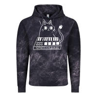Cloud Black The KIFFNESS X ALUGALUG white cat Classic Vintage Hoodie - SnappyArt