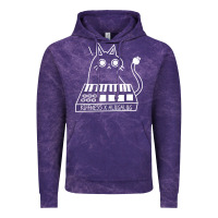 Cloud Purple The KIFFNESS X ALUGALUG white cat Classic Vintage Hoodie - SnappyArt