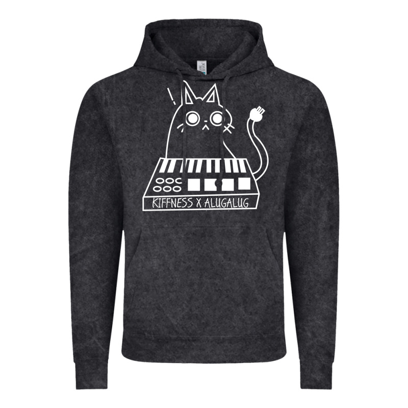 The Kiffness X Alugalug White Cat Classic Vintage Hoodie by SnappyArt | Teevron