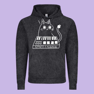 The Kiffness X Alugalug White Cat Classic Vintage Hoodie Designed By Snappyart