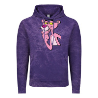 Cloud Purple pink panther Vintage Hoodie - SnappyArt